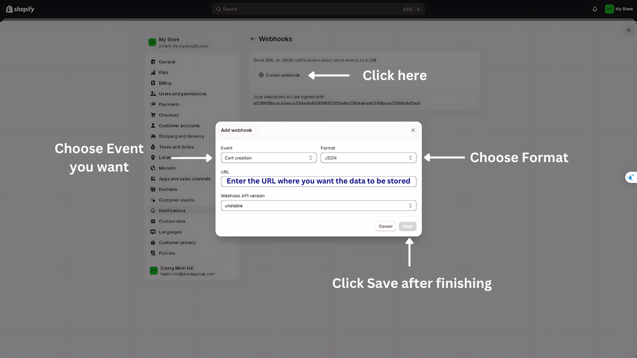 Click Save.